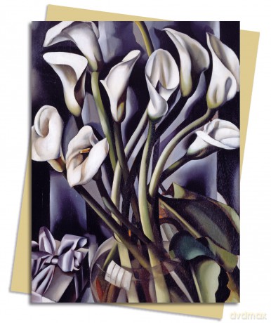 Tamara de Lempicka: Arums Greeting Card Pack: Pack of 6 (Greeting Cards) - Flame Tree Studio [KALENDARZ]