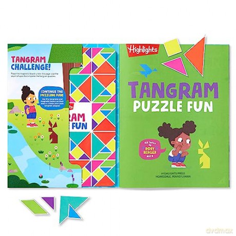 Tangram Puzzle Fun (Highlights Fun to Go Deluxe) - Highlights [KSIĄŻKA]