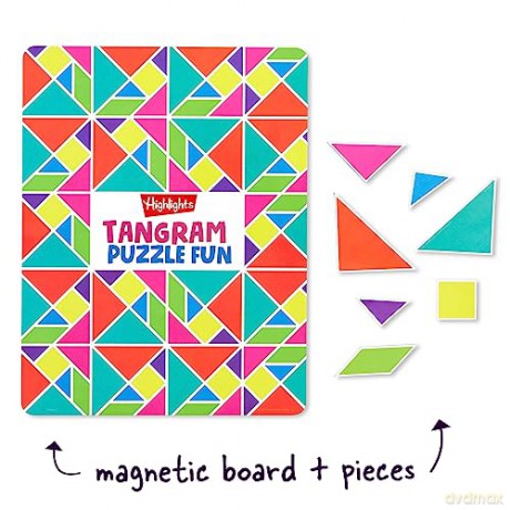 Tangram Puzzle Fun (Highlights Fun to Go Deluxe) - Highlights [KSIĄŻKA]