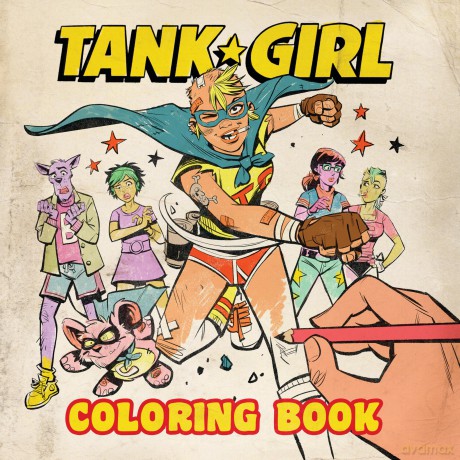 Tank Girl Coloring Book - Alan Martin [KSIĄŻKA]