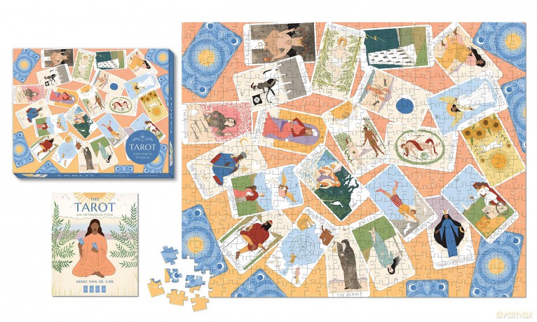 Tarot 500-Piece Puzzle: 500-pieces - Nikki Van De Car [KSIĄŻKA]