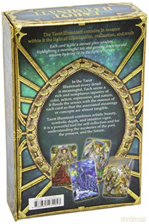 Tarot Illuminati Boxed Set: 78 Full Colour Cards and 160pp Book: Book and Card Set - Kim Huggens [KSIĄŻKA]