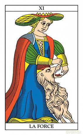 Tarot of Marseille - Mini Tarot: 78 full colour mini tarot cards and instructions - Mattia Ottolini [KSIĄŻKA]
