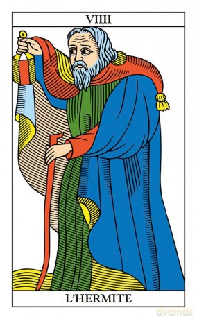 Tarot of Marseille - Mini Tarot: 78 full colour mini tarot cards and instructions - Mattia Ottolini [KSIĄŻKA]