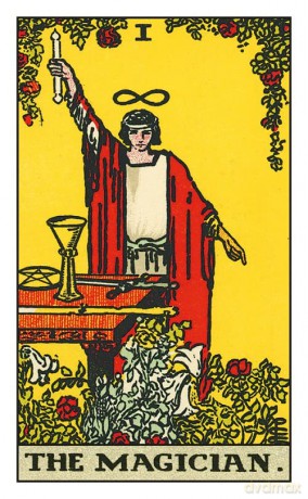 Tarot Original 1909 - Mini Tarot: 78 full colour mini tarot cards and instructions - A. E. Waite [KSIĄŻKA]