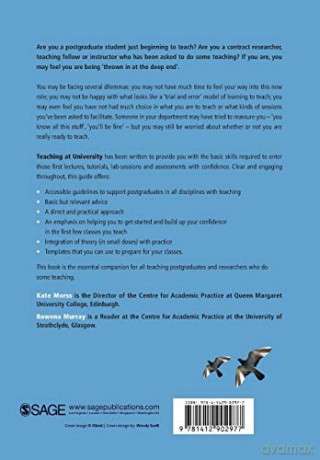 Teaching at University: A Guide For Postgraduates And Researchers (Sage Study Skills Series) - Kate Morss [KSIĄŻKA]