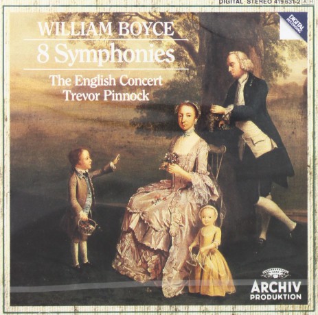 Pinnock, English Conc.: Boyce: 8 Symphonies [CD]
