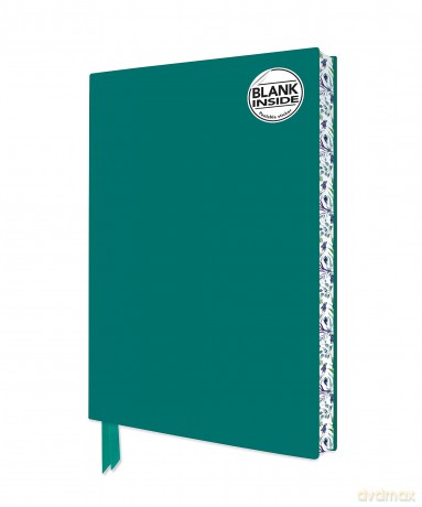 Teal Blank Artisan Notebook (Flame Tree Journals) (Blank Artisan Notebooks) - Flame Tree Studio [KALENDARZ]