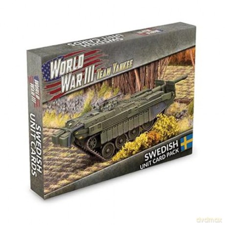 Team Yankee World War III Swedish Unit Card Pack (26 Unit Cards) [KSIĄŻKA]