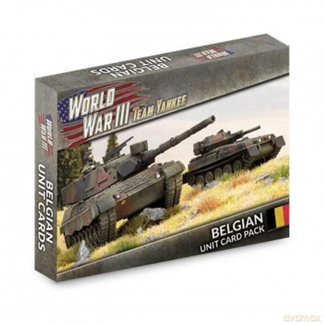 Team Yankee: Belgian Unit Card Pack (33 Cards) - WW3-09B [KSIĄŻKA]