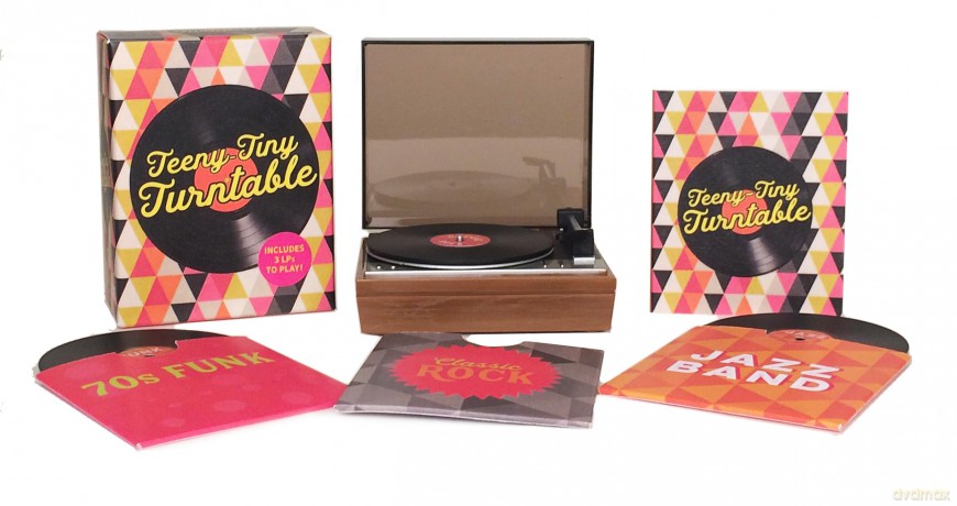 Teeny-Tiny Turntable: Includes 3 Mini-LPs to Play! - Running Press [KSIĄŻKA]
