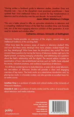 Television Studies (Short Introductions) - Jonathan Gray [KSIĄŻKA]