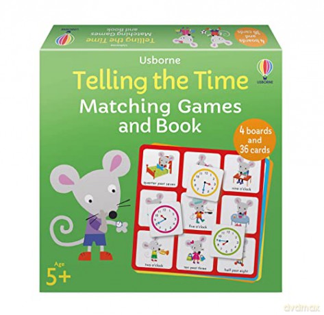 Telling the Time Matching Games and Book - Kate Nolan [KSIĄŻKA]