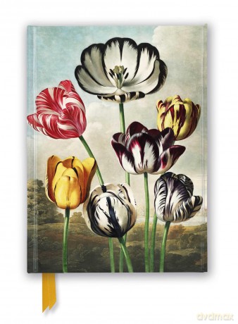 Temple of Flora: Tulips (Foiled Journal) (Flame Tree Notebooks) - Flame Tree Studio [KALENDARZ]