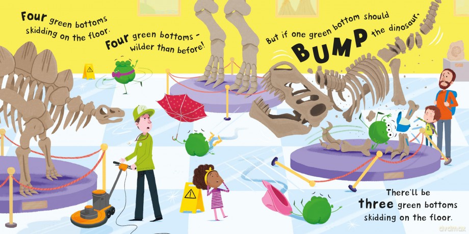 Ten Green Bottoms: A laugh-out-loud rhyming counting book - Barry Timms [KSIĄŻKA]