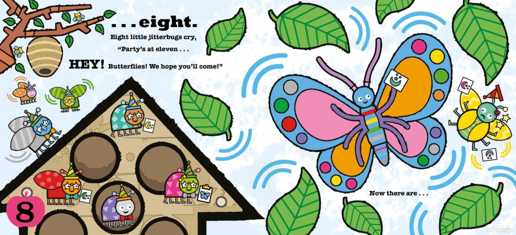 Ten Little Bugs Board Book - Mike Brownlow [KSIĄŻKA]