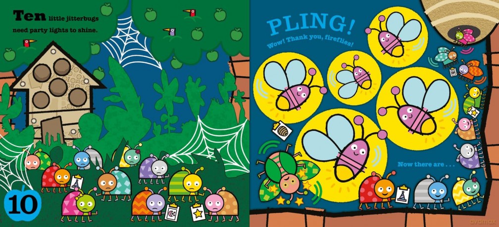 Ten Little Bugs Board Book - Mike Brownlow [KSIĄŻKA]