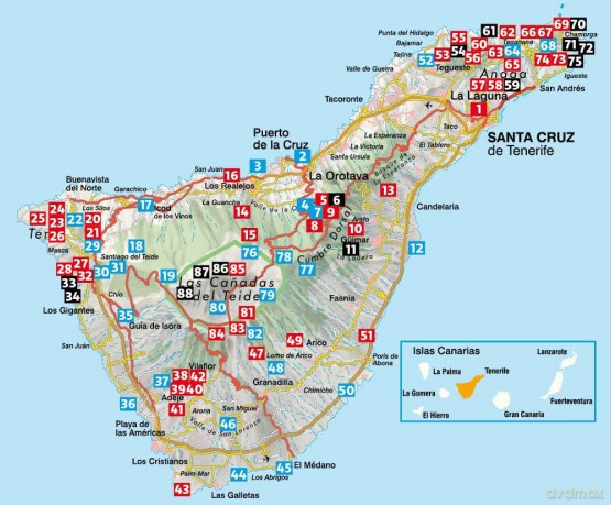 Tenerife - The finest walks on the coast and in the mountains. 85 walks with GPS tracks - Rother Guides [KSIĄŻKA]