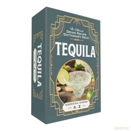 Tequila Cocktail Cards A-Z: The Ultimate Drink Recipe Dictionary Deck (Cocktail Recipe Deck) - Adams Media [KSIĄŻKA]
