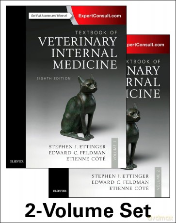 Textbook of Veterinary Internal Medicine Expert Consult, 8e (2 volumes) - Kyrie McCauley [KSIĄŻKA]