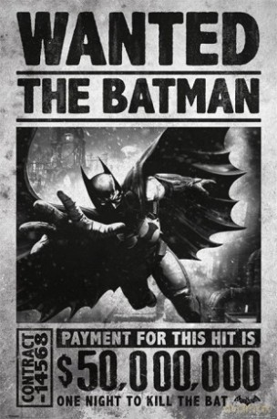 Batman Arkham Origins (Wanted) [PLAKAT]