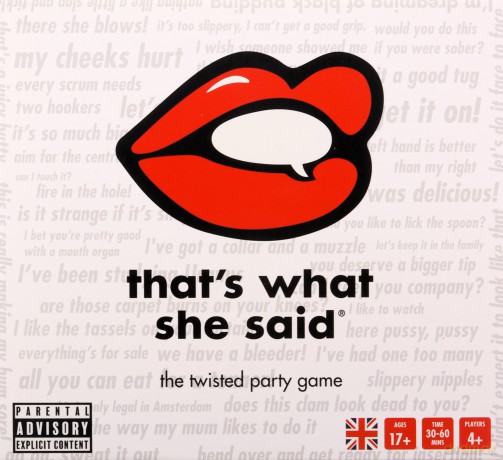 That's What She Said - The Party Game of Twisted Innuendos (Base Game) [KSIĄŻKA]