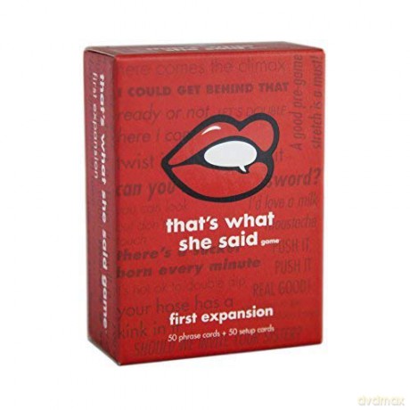 That's What She Said - The Party Game of Twisted Innuendos (First Expansion) [KSIĄŻKA]