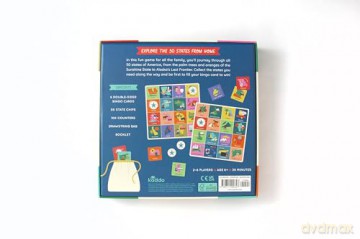 The 50 States Bingo: A Bingo Game for Explorers - Gabrielle Balkan [KSIĄŻKA]