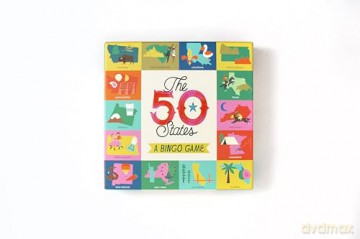 The 50 States Bingo: A Bingo Game for Explorers - Gabrielle Balkan [KSIĄŻKA]