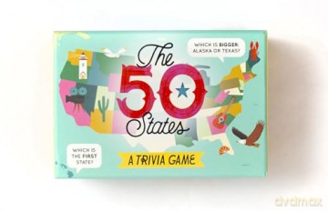 The 50 States: A Trivia Game: Test your knowledge of the 50 states! (Americana) - Gabrielle Balkan [KSIĄŻKA]