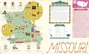 The 50 States: Explore the U.S.A. with 50 fact-filled maps! (Americana) - Gabrielle Balkan [KSIĄŻKA]
