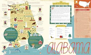 The 50 States: Explore the U.S.A. with 50 fact-filled maps! (Americana) - Gabrielle Balkan [KSIĄŻKA]