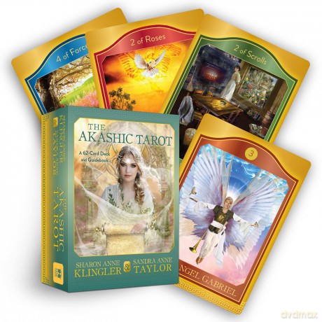 The Akashic Tarot: A 62-Card Deck and Guidebook - Sandra Anne Taylor [KSIĄŻKA]