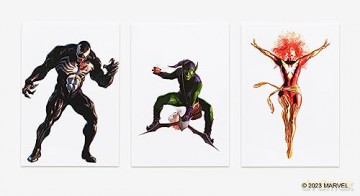The Alex Ross Marvel Comics Super Villains Poster Book: Featuring 37 removable, frameable prints plus giant poster - Alex Ross [KSIĄŻKA]