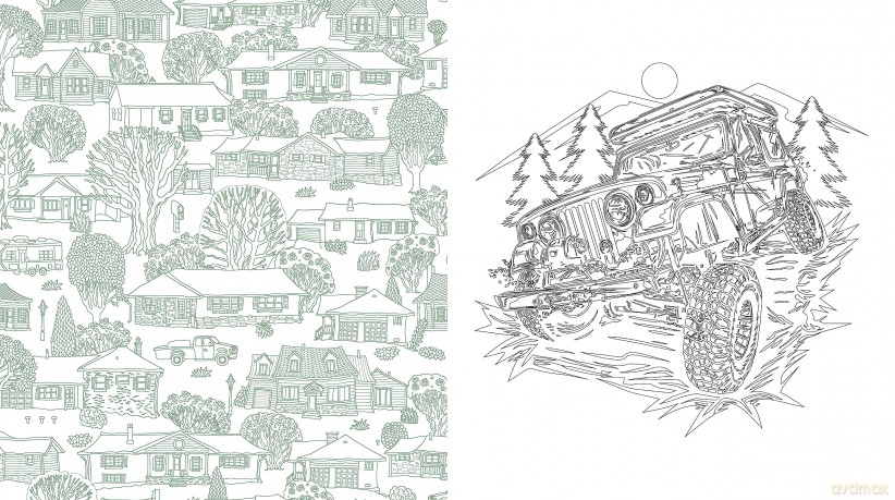 The Americana Coloring Book: Color Your Way Across the U.S.A. - More Than 100 Pages to Color (Chartwell Coloring Books) - Editors of Chartwell Books [KSIĄŻKA]