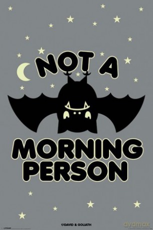Dawid i Goliat (Not A Morning Person) [PLAKAT]