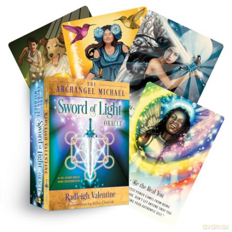 The Archangel Michael Sword of Light Oracle: A 44-Card Deck and Guidebook - Radleigh Valentine [KSIĄŻKA]