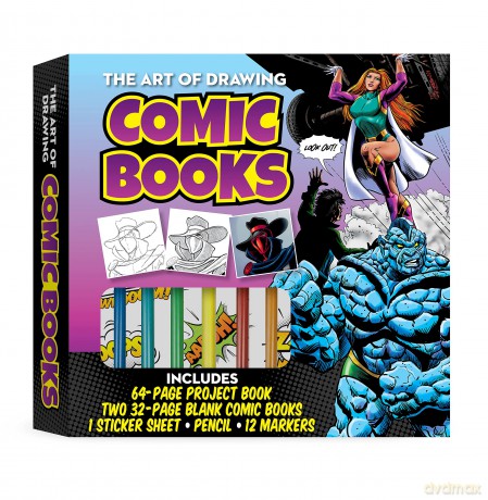 The Art of Drawing Comic Books Kit: Learn to draw comic book characters and create your own comic books - Bob Berry [KALENDARZ]