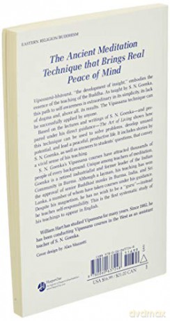 The Art of Living: Vipassana Meditation as Taught by S.N. Goenka - William Hart [KSIĄŻKA]
