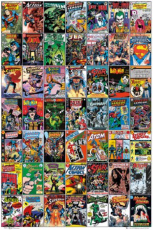 DC Comics Okładki Komiksów [PLAKAT]