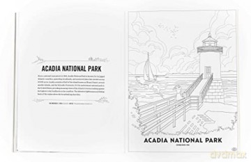The Art of the National Parks Coloring Book - Fifty-Nine Parks [KSIĄŻKA]