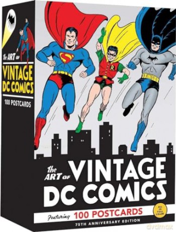 The Art of Vintage DC Comics: 100 Postcards - DC Comics [KALENDARZ]