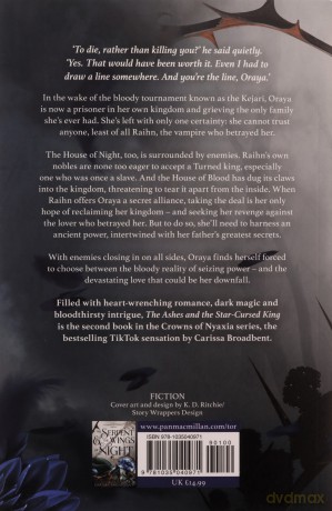 The Ashes and the Star-Cursed King: The heart-wrenching second book in the bestselling romantasy series Crowns of Nyaxia - Carissa Broadbent [KSIĄŻKA]