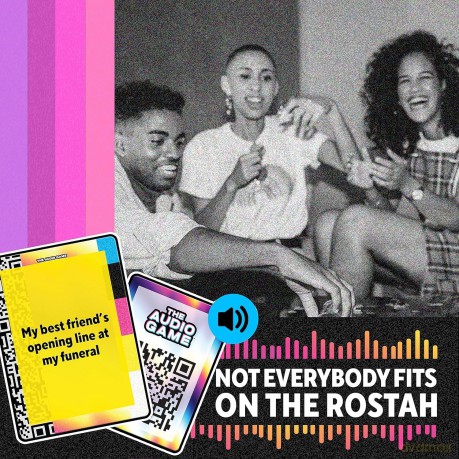 The Audio Game | The Game Where You Pair Hilarious Sound Bites with Raunchy Setup Cards | Play with Social Media's Funniest Sound Bites | 2-8 Players, Ages 17+ [KSIĄŻKA]