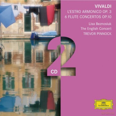 Pinnock,The English Concert: Vivaldi:L'estro Armonico Op.3, 6 Flute [CD]
