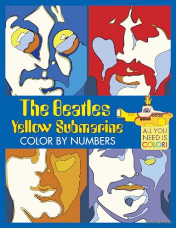 The Beatles Yellow Submarine Color By Numbers - Insight Editions [KSIĄŻKA]