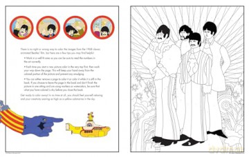 The Beatles Yellow Submarine Color By Numbers - Insight Editions [KSIĄŻKA]