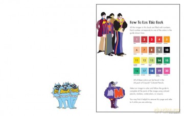 The Beatles Yellow Submarine Color By Numbers - Insight Editions [KSIĄŻKA]
