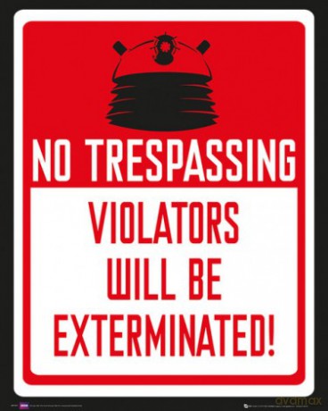 Doctor Who Keep Out [PLAKAT]