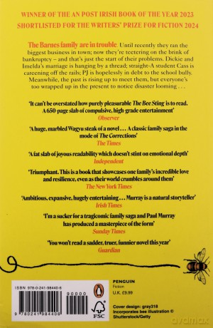The Bee Sting: Shortlisted for the Booker Prize 2023 - Paul Murray [KSIĄŻKA]